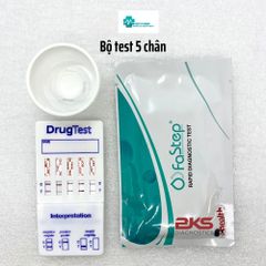 Bộ Test Nhanh Ma Túy Tổng Hợp Fastep 10 Que - Phát Hiện 5 Chất Gây Nghiện An Toàn, Dễ Sử Dụng Tại Nhà