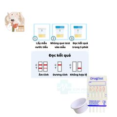 Bộ Test Nhanh Ma Túy Tổng Hợp Fastep 10 Que - Phát Hiện 5 Chất Gây Nghiện An Toàn, Dễ Sử Dụng Tại Nhà