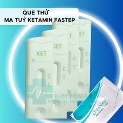 Que Thử Ma Túy Ketamin (KET) Fastep - Xét Nghiệm Chính Xác Cao Dễ Dùng Trong Nước Tiểu, 40 Test/Hộp, HSD 2026
