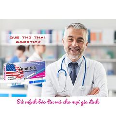 Que Thử Thai Amestick - Bộ 100 Que Xét Nghiệm Hormone HCG, Phòng Khám và Nhà Thuốc - Chất Lượng Cao, Dễ Sử Dụng
