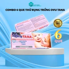 Combo 6 Que Thử Rụng Trứng Ovutana - Phát Hiện Ngày Rụng Trứng Chính Xác - Hàng Chính Hãng Giao Hàng Kín Đáo