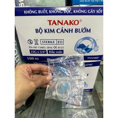 Bộ 50 Kim Cánh Bướm 23G 25G Tanako – Kim Tiêm Tĩnh Mạch Được Tiệt Trùng An Toàn Cho Trẻ Em Và Người Lớn