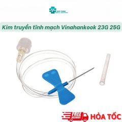 Kim Cánh Bướm Vinahankook 23G 25G - Kim Truyền Tĩnh Mạch Vô Trùng, Dùng Một Lần, Chất Lượng Cao, An Toàn Sử Dụng Trong Y Tế