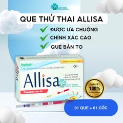 Combo 4 Bút Thử Thai Safefit và 4 Que Thử Thai Allisa - Phát Hiện Thai Sớm, Chính Xác, Dễ Dùng, Tiết Kiệm Chi Phí