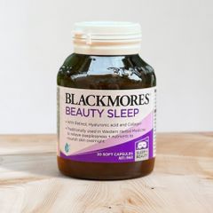 Viên uống hỗ trợ giấc ngủ và làm đẹp da tóc Beauty Sleep Blackmores 30 viên