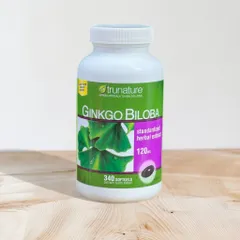 (Hàng công ty) Viên uống bổ não Ginkgo Biloba Trunature 120mg - bổ sung trí nhớ, hỗ trợ tư duy, 340 viên - Sản phẩm dinh dưỡng uy tín cao