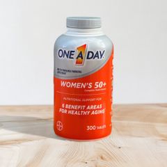 Viên Uống Bổ Sung Vitamin One A Day 50+ cho Phụ Nữ - 300 Viên, Tăng Cường Sức Khỏe Sau Tuổi 50