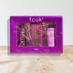 Set nước hoa nữ Fcuk 3 EDT Spray By French Connection gồm body lotion 250ml + nước hoa 100ml + xịt body 250ml