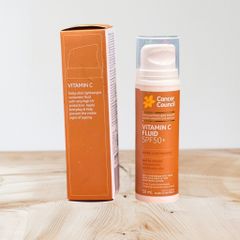 Kem chống nắng Cancer Council SPF50+ Vitamin C Fluid 50ml - Hàng Úc, Chống Nắng Siêu Nhẹ, Bảo Vệ Da Toàn Diện