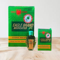 Dầu Gió Xanh Eagle Brand 24ml - Tinh Dầu Xông Phòng Cao Cấp Hàng Mỹ, Thích Hợp Cho Giảm Đau Và Thư Giãn