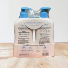 Combo sữa tắm gội và body lotion dưỡng da cho bé Cetaphil Baby 399ml hàng Mỹ