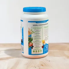 Bột bổ sung protein thuần chay Organic protein Orgain hộp 1.22kg vị vani