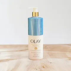 Dưỡng thể dành cho da khô Olay Body Lotion màu xanh 502ml