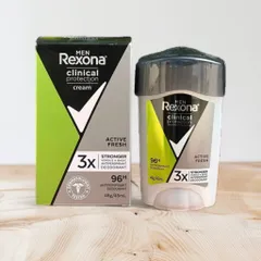 Lăn Khử Mùi Rexona Clinical Protection Cream Active Fresh 48g - Chống Mồ Hôi Hiệu Quả, Sản Phẩm Đáng Tin Cậy Từ Úc