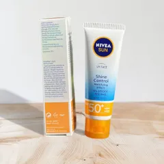 Kem chống nắng Nivea Sun UV Face Shine Control mattifying Efect 0% sticky feeling 50ml 297264
