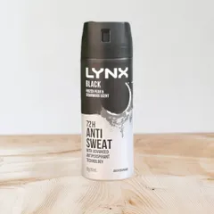 Xịt khử mùi Lynx Black Frozen Pear & Cedarwood Scent 72h Anti Sweat 165ml