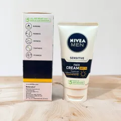 Kem Dưỡng Da Nam Nivea Men Sensitive Protection SPF15 75ml - Dưỡng ẩm và Bảo vệ Da Nhạy Cảm