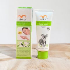 Sữa Rửa Mặt Rebirth Trà Tràm Trà Trắng 100ml - Chăm Sóc Da Mặt Sáng Khỏe, Làm Sạch Sâu, Phù Hợp Cho Da Nhạy Cảm