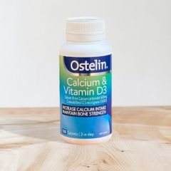 Viên uống Canxi & Vitamin D3 cho mẹ bầu Ostelin 130 viên - Bổ sung chất dinh dưỡng cần thiết, hỗ trợ phát triển thai kỳ khỏe mạnh