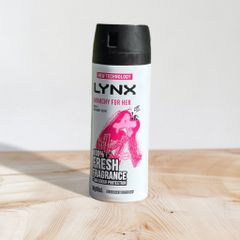 Xịt Khử Mùi Lynx Anarchy Cho Nữ Hương Hoa Hồng & Chanh Bergamot, 165ml, Tươi Mát 48 Giờ, Chăm Sóc Cơ Thể Chính Hãng
