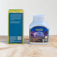 Viên Uống Tăng Tuần Hoàn Não Vitatree Maxi Ginkgo 9500mg - 60 Viên Bổ Não, Tăng Cường Trí Nhớ, Hàng Mỹ Chính Hãng