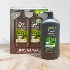 Sữa tắm và sữa rửa mặt cho nam Dove Men Care Extra Fresh 946ml