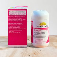 Viên uống bổ sung Collagen Beauty Nature’s Way 60 viên