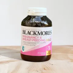 Viên Uống Bổ Sung Vitamin Cho Bầu Blackmores Pregnancy & Breast Feeding Gold 120 Viên - Dinh Dưỡng An Toàn Dành Cho Mẹ Bầu