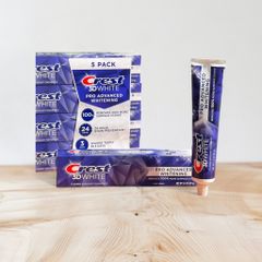 Set Kem Đánh Răng Crest 3D White Advanced Triple Whitening - Chăm sóc răng miệng trắng sáng, hàng chính hãng từ Costco và Walmart