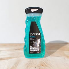 Sữa Tắm Lynx Ice Chill 400ml - Gel Tắm Nam Cấp Nước Hương Tươi Mát Suốt 8 Giờ, Chăm Sóc Cơ Thể Thông Minh