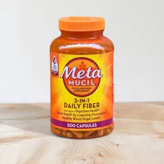 Viên Uống Bổ Sung Chất Xơ Metamucil 3-in-1 Psyllium 300 Viên - Hỗ Trợ Tiêu Hóa Hiệu Quả, Mẫu Mới Nhất