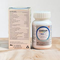 Viên uống bổ sung vitamin tổng hợp và khoáng chất cho nam giới Centrum Men 50+ 90 viên