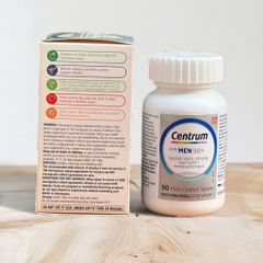 Viên uống bổ sung vitamin tổng hợp và khoáng chất cho nam giới Centrum Men 50+ 90 viên
