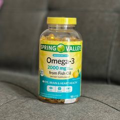 Dầu cá Omega 3 Spring Valley 2000mg 180 viên
