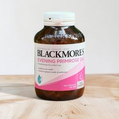 Viên uống tinh dầu hoa anh thảo Blackmores Evening Primrose Oil 125 viên - Hỗ trợ cân bằng hormone, đẹp da và tóc khỏe nàng