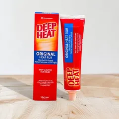Dầu xoa bóp Mentholatum Deep Heat 140g - Tinh chất menthol giúp giảm đau cơ bắp, phục hồi sức khỏe hiệu quả