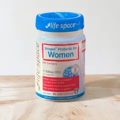 Viên uống men vi sinh Life Space Urogen Probiotic for women with Cranberry 60 viên