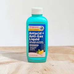 Nước Hỗ Trợ Giảm Đau Dạ Dày Walgreens Antacid + Chống Đầy Hơi 355ml Vị Chanh - Sản Phẩm Mỹ Chính Hãng