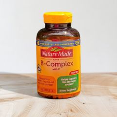 Viên uống bổ sung Vitamin B B-complex with C Nature Made 360 viên