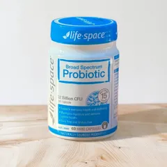 Viên uống men vi sinh Life Space Broad Spectrum Probiotic 60 viên