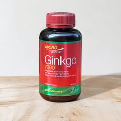 Viên uống bổ não Ginkgo Micro Genics 7000 - Tăng cường trí nhớ và hỗ trợ chức năng não - 100 viên Chính Hãng từ Mỹ