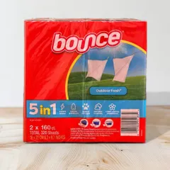 Giấy thơm Bounce của Mỹ - Set 320 tờ cao cấp, hương thơm tự nhiên, phẩm chất đảm bảo, tiện lợi cho gia đình và công việc.
