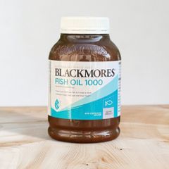 Viên uống bổ sung dầu cá Fish Oil 1000 Blackmores 400 viên - Hỗ trợ tim mạch, cải thiện sức khỏe và miễn dịch