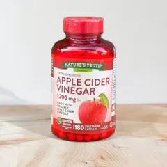 Viên uống giấm táo Organic Apple Cider Vinegar 1200mg Nature's Truth - Giảm cân, 80 viên bổ sung sức khỏe