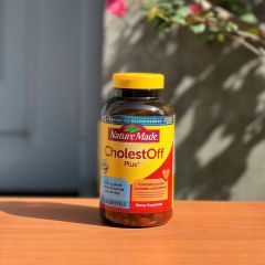 Viên Uống Giảm Cholesterol Nature Made CholestOff Plus - Hỗ Trợ Tim Mạch, 210 Viên, Thực Phẩm Chức Năng Mỹ