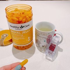 Healthy Care Royal Jelly 1000mg 120 Viên Chính Hãng Úc - Viên Uống Sữa Ong Chúa Tự Nhiên - hỗ trợ sức khỏe 