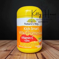 Kẹo gum Nature's Way Kids Smart Vita Gummies Vitamin C & Zin C lọ 120 viên
