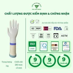 Combo Găng Tay Cao Su Nitrile Đa Năng 2 Lớp A1 - 3 Bịch Mua 3 Tặng 1 - An Toàn, Chống Thấm, Bền Bỉ, Phù Hợp Nhiều Cách Dùng