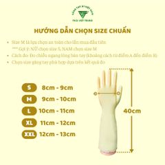 Găng Tay Cao Su Latex A1 Màu Vàng 16 Inch - Túi Zip 10 Đôi, An Toàn Cho Da, Độ Bền Cao, Đặc Biệt Cho Vệ Sinh Nhà Cửa Và Làm Bếp