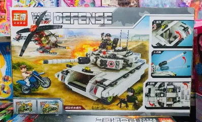 Bộ đồ chơi lắp ráp ZHBO War Defense 6632 - Xe tăng, xe máy, máy bay 864 chi tiết cho trẻ từ 6 tuổi trở lên, phát triển sáng tạo và tư duy